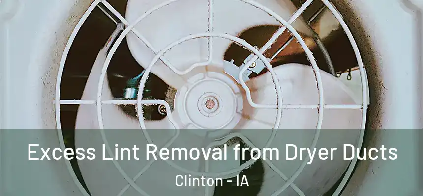  Excess Lint Removal from Dryer Ducts Clinton - IA